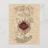 Harry Potter Spell | Marauder’s Map Postkarte (Vorderseite)