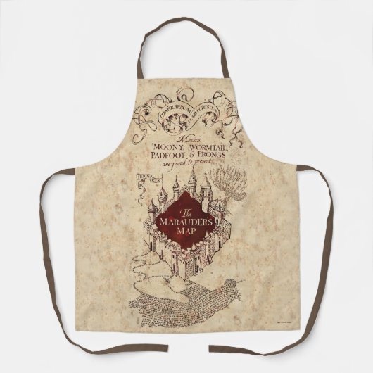 Harry Potter Spell | Marauder’s Map Schürze (Vorderseite)