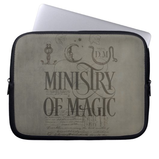 Harry Potter Spell | MINISTERIUM DER MAGIE Laptopschutzhülle (Vorderseite)