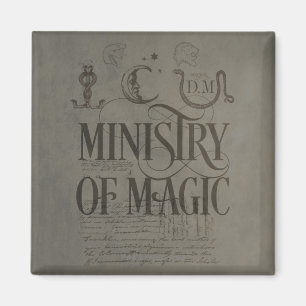 Harry Potter Spell   MINISTERIUM DER MAGIE Magnet