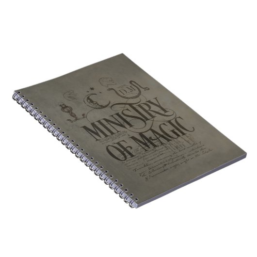Harry Potter Spell | MINISTERIUM DER MAGIE Notizblock (Rechte Seite)
