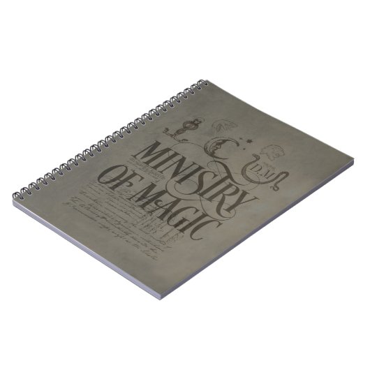 Harry Potter Spell | MINISTERIUM DER MAGIE Notizblock (Linke Seite)