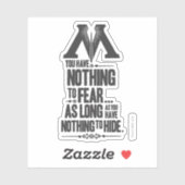 Harry Potter Spell | Ministerium für Magische Prop Aufkleber (Blatt)