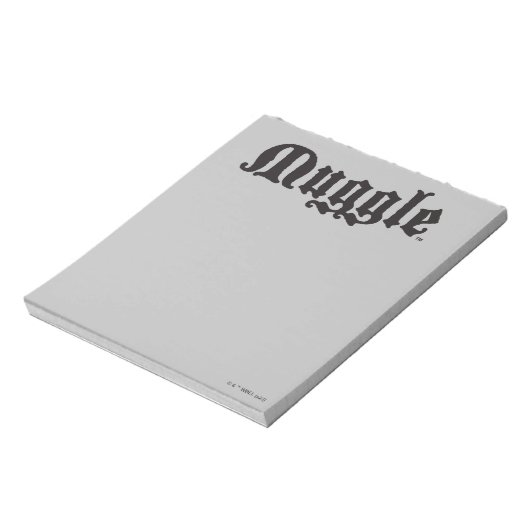 Harry Potter Spell | Muggle Notizblock (Rotiert)