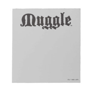 Harry Potter Spell   Muggle Notizblock