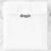 Harry Potter Spell | Muggle Runder Aufkleber (Tasche)