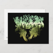 Harry Potter Spell | Stag Patronus Postkarte (Vorne/Hinten)
