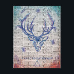 Harry Potter Spell | Stag Patronus Sketch Postkarte<br><div class="desc">Erwarten Sie Patronum! Mächtige defensive Magie-Zauber aus Harry Potter helfen,  diese Dementoren in Schach behalten. Der Junggeselle wurde von Harry selbst auf einem bunten,  sternenstarken Hintergrund berühmt. Dieses Stift beeindruckt jeden Potter-Enthusiasten mit wirklich atemberaubender Harry Potter-Kunst und Lasse Ihnen heute einen Zauber zu setzen!</div>