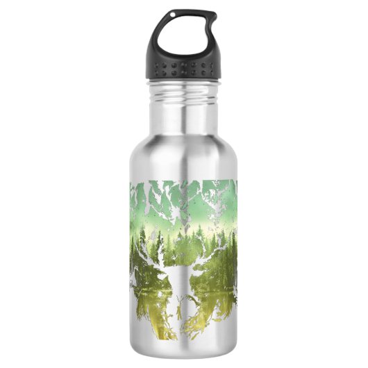 Harry Potter Spell | Stag Patronus Trinkflasche (Vorderseite)