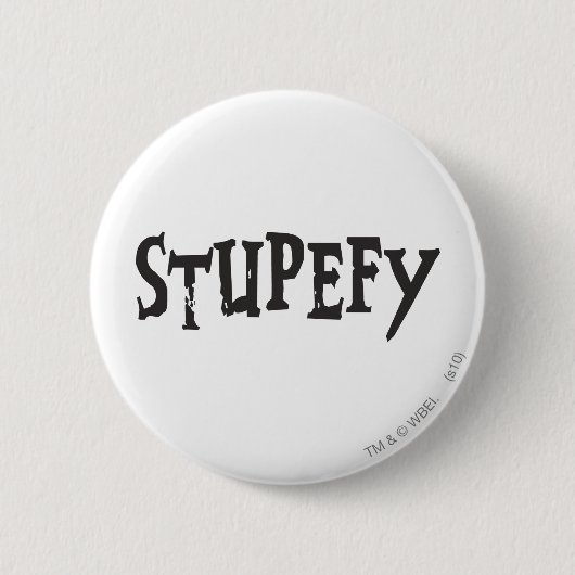 Harry Potter Spell | Stupefefefy Atemberaubender Z Button (Vorderseite)