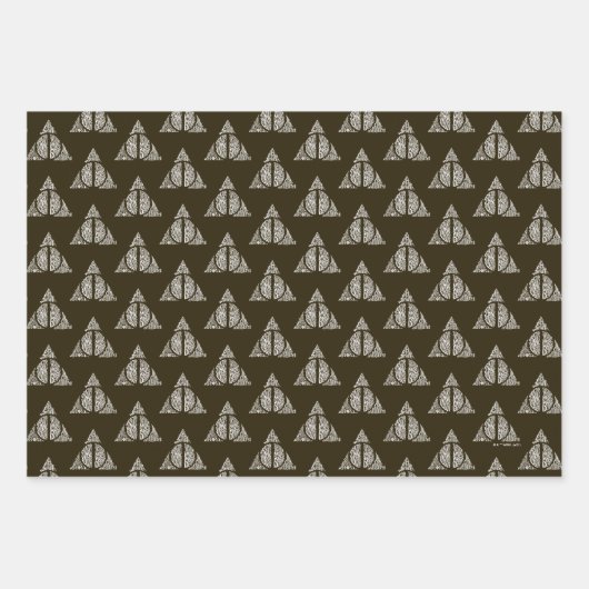 Harry Potter Spell | TODESHALLOWS Graphic 2 Geschenkpapier Set (Vorderseite 2)