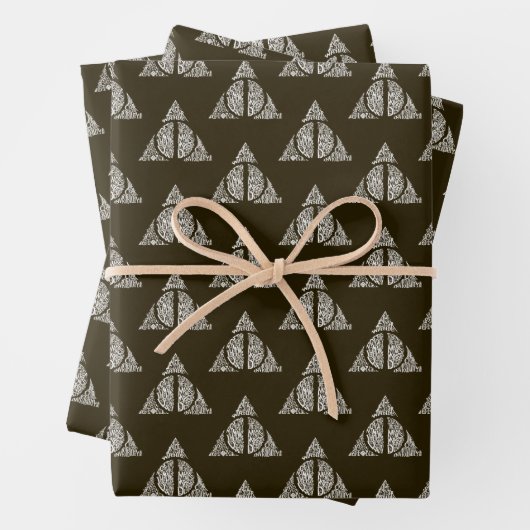 Harry Potter Spell | TODESHALLOWS Graphic 2 Geschenkpapier Set (Beispiel)
