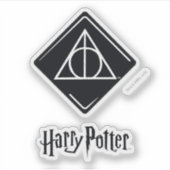 Harry Potter Spell | Todhafensymbol Aufkleber (Vorderseite)