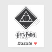 Harry Potter Spell | Todhafensymbol Aufkleber (Blatt)