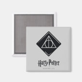Harry Potter Spell | Todhafensymbol Magnet (Vorderseite/Rückseite)