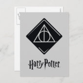 Harry Potter Spell | Todhafensymbol Postkarte (Vorne/Hinten)