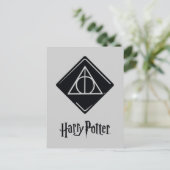 Harry Potter Spell | Todhafensymbol Postkarte (Stehend Vorderseite)
