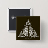 Harry Potter Spell | TOTHLY HALLOWS Typografy Gr Button (Vorne & Hinten)