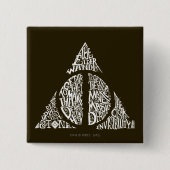 Harry Potter Spell | TOTHLY HALLOWS Typografy Gr Button (Vorderseite)