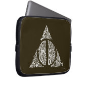 Harry Potter Spell | TOTHLY HALLOWS Typografy Gr Laptopschutzhülle (Vorne Rechts)