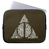 Harry Potter Spell | TOTHLY HALLOWS Typografy Gr Laptopschutzhülle (Vorderseite)