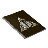 Harry Potter Spell | TOTHLY HALLOWS Typografy Gr Notizblock (Rechte Seite)