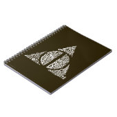 Harry Potter Spell | TOTHLY HALLOWS Typografy Gr Notizblock (Linke Seite)