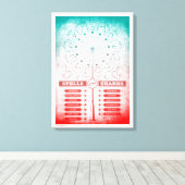 Harry Potter Spell | Wand-Instruktionstabelle Leinwanddruck (Insitu (Holzboden))