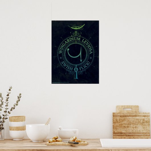 Harry Potter Spell | Wingardium Leviosa Graphic Poster (Küche)