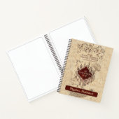 Harry Potter Spell | Zeichnend Marauderkarte Notizblock (Innenseite)