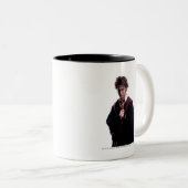Harry Potter-Stab angehoben Zweifarbige Tasse (VorderseiteRechts)