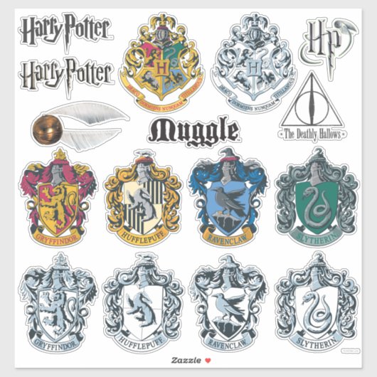 Harry Potter Sticker Set (Blatt)