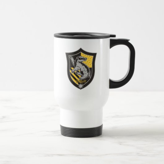 Harry Potter | Stolz auf das Haus Hufflepuff-Wappe Reisebecher (Rechts)