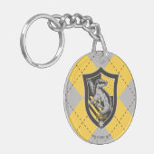 Harry Potter | Stolz auf das Haus Hufflepuff Wappe Schlüsselanhänger (Vorderseite links)