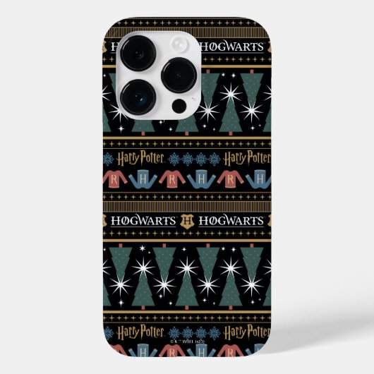 HARRY POTTER™-Strickmuster für Weihnachtspullover Case-Mate iPhone Hülle (Rückseite)