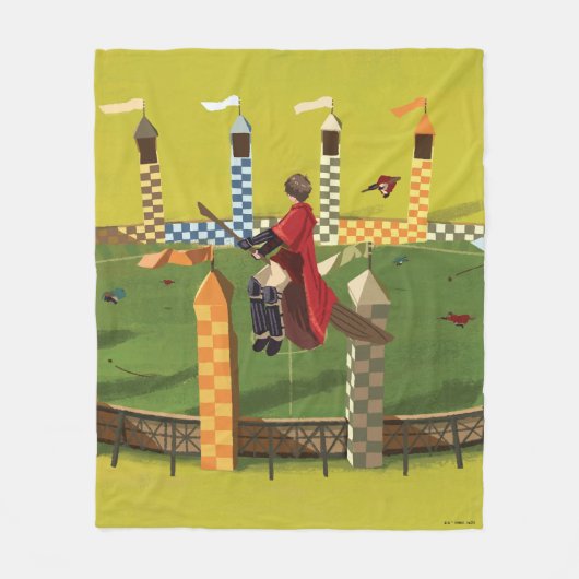 HARRY POTTER™ Suche nach dem goldenen Schnabel Fleecedecke (Vorderseite)