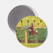 HARRY POTTER™ Suche nach dem goldenen Schnabel Magnet (Vorderseite/Rückseite)