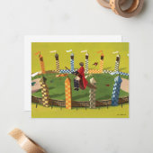 HARRY POTTER™ Suche nach dem goldenen Schnabel Mitteilungskarte (Vorderseite/Rückseite Beispiel)