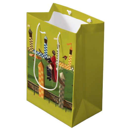 HARRY POTTER™ Suche nach dem goldenen Schnabel Mittlere Geschenktüte (Vorderseite Schrägansicht)