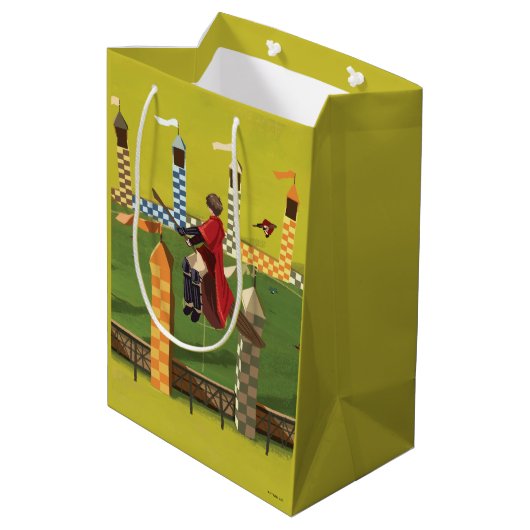 HARRY POTTER™ Suche nach dem goldenen Schnabel Mittlere Geschenktüte (Rückseite Schrägansicht)