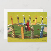 HARRY POTTER™ Suche nach dem goldenen Schnabel Postkarte (Vorne/Hinten)