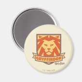 HARRY POTTER™ | Summer Magic GRYFFINDOR™ Crest Magnet (Vorderseite/Rückseite)