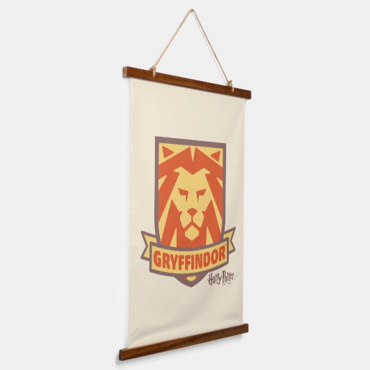 HARRY POTTER™ | Summer Magic GRYFFINDOR™ Crest Wandteppich Mit Holzrahmen (Gewinkelt)