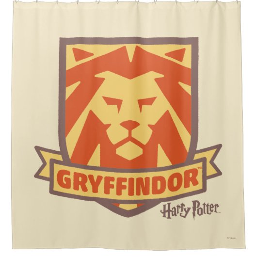 HARRY POTTER™ | Summer Magic GRYFFINDOR™ Wappen Duschvorhang (Vorderseite)