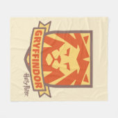 HARRY POTTER™ | Summer Magic GRYFFINDOR™ Wappen Fleecedecke (Vorderseite (Horizontal))
