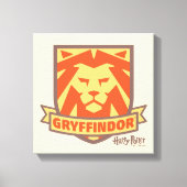 HARRY POTTER™ | Summer Magic GRYFFINDOR™ Wappen Leinwanddruck (Vorderseite)