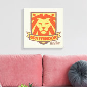 HARRY POTTER™ | Summer Magic GRYFFINDOR™ Wappen Leinwanddruck (Insitu (Wohnzimmer))