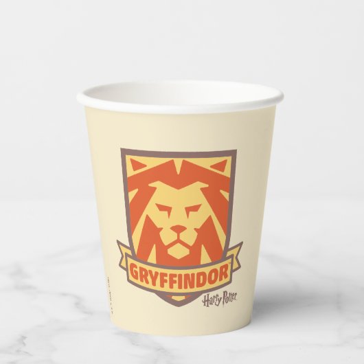 HARRY POTTER™ | Summer Magic GRYFFINDOR™ Wappen Pappbecher (Vorderseite)