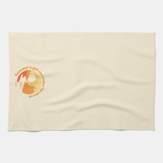 HARRY POTTER™ | Summer Magic HOGWARTS™ Burg Geschirrtuch (Horizontal)