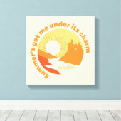 HARRY POTTER™ | Summer Magic HOGWARTS™ Burg Leinwanddruck (Insitu (Holzboden))